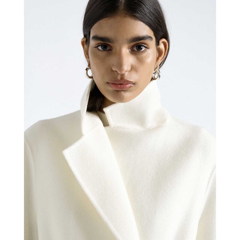 Cue Double Faced Wool Long Coat image number 2
